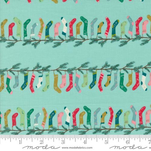 Wonderland: Stockings in Teal Wonderland: Stockings in Teal