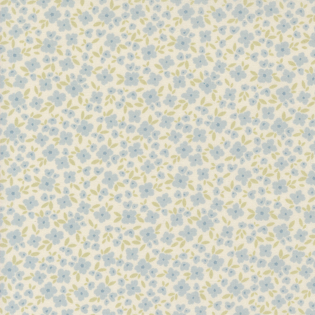 Cottage Charm Small Floral Light Blue