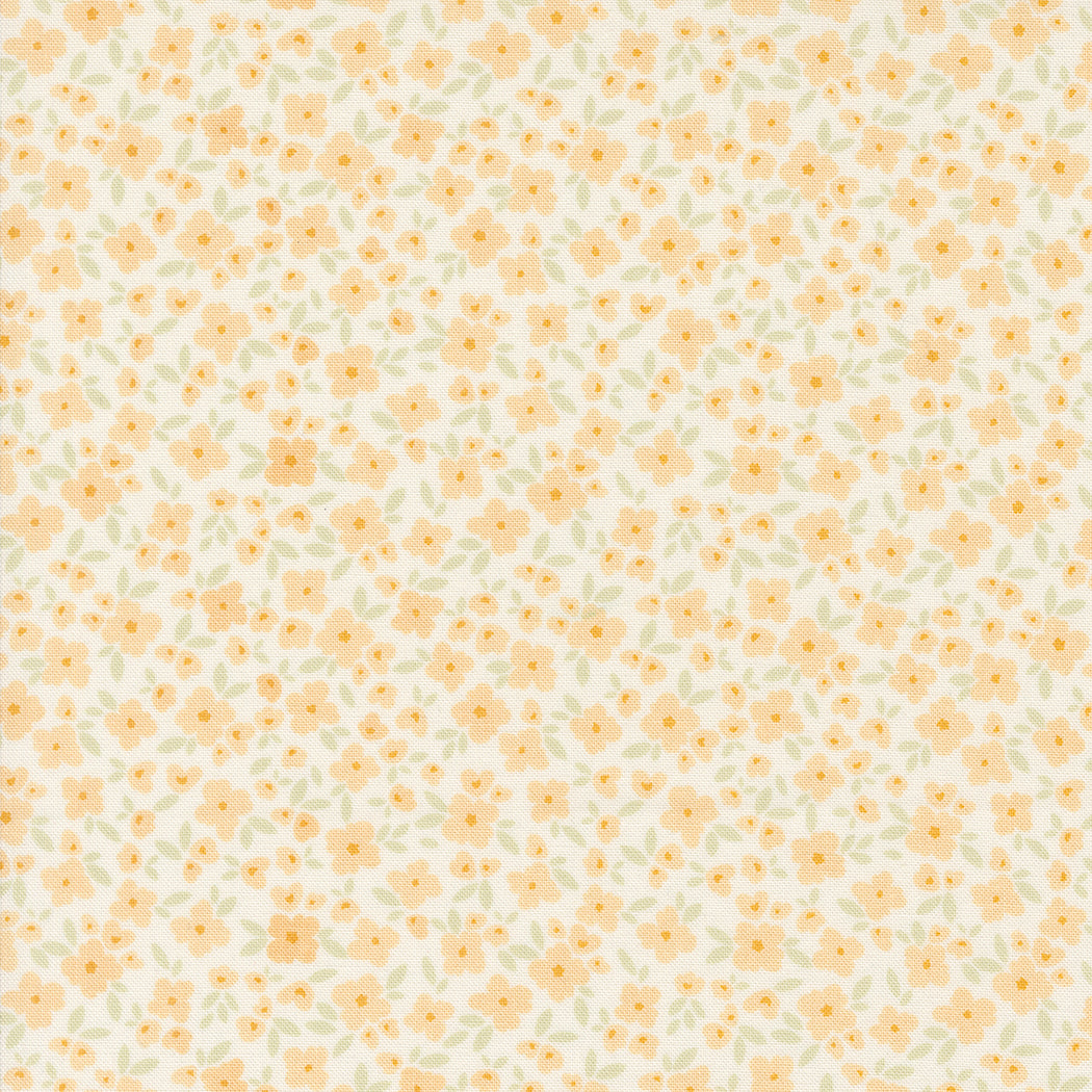Cottage Charm Small Floral Enjoyable Yellow