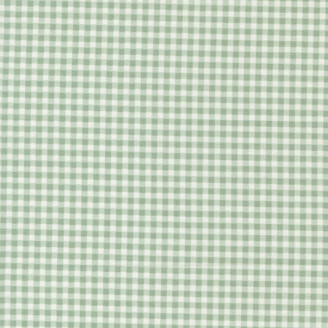 Sunbonnet Gingham Dusty Blue
