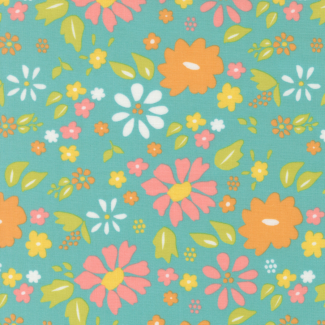 Delightfully Yours Main Floral Poolside