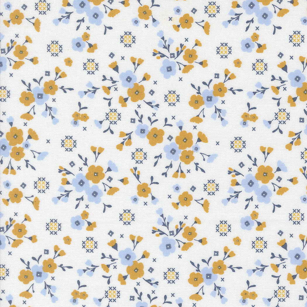 Sun Drenched Stitched Floral Cloud