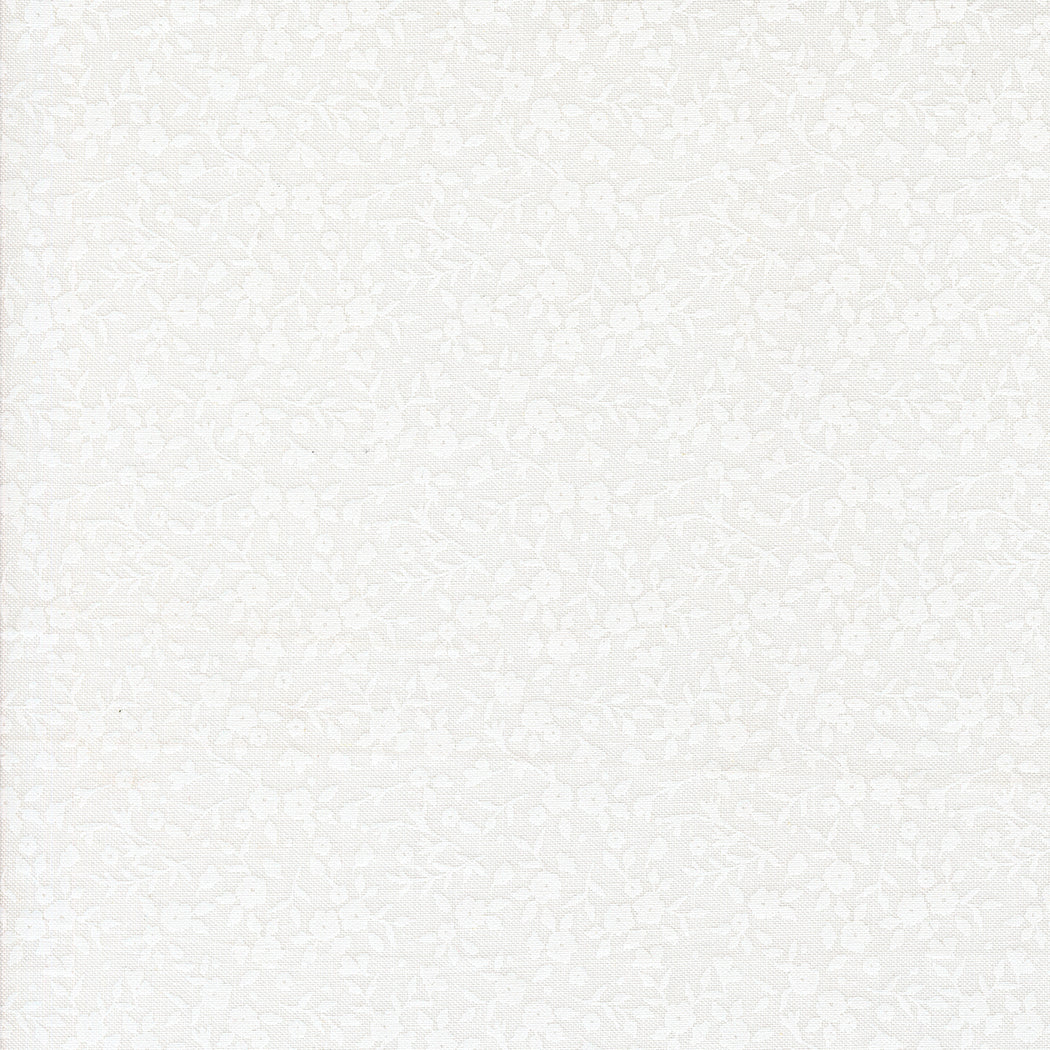 Sun Drenched Floral Toss Cloud White