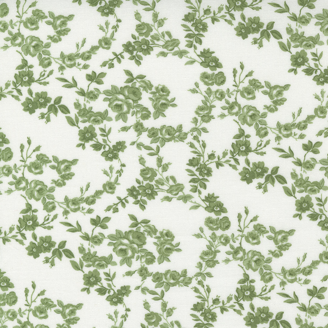 Nantucket Summer Small Floral Cream Grass