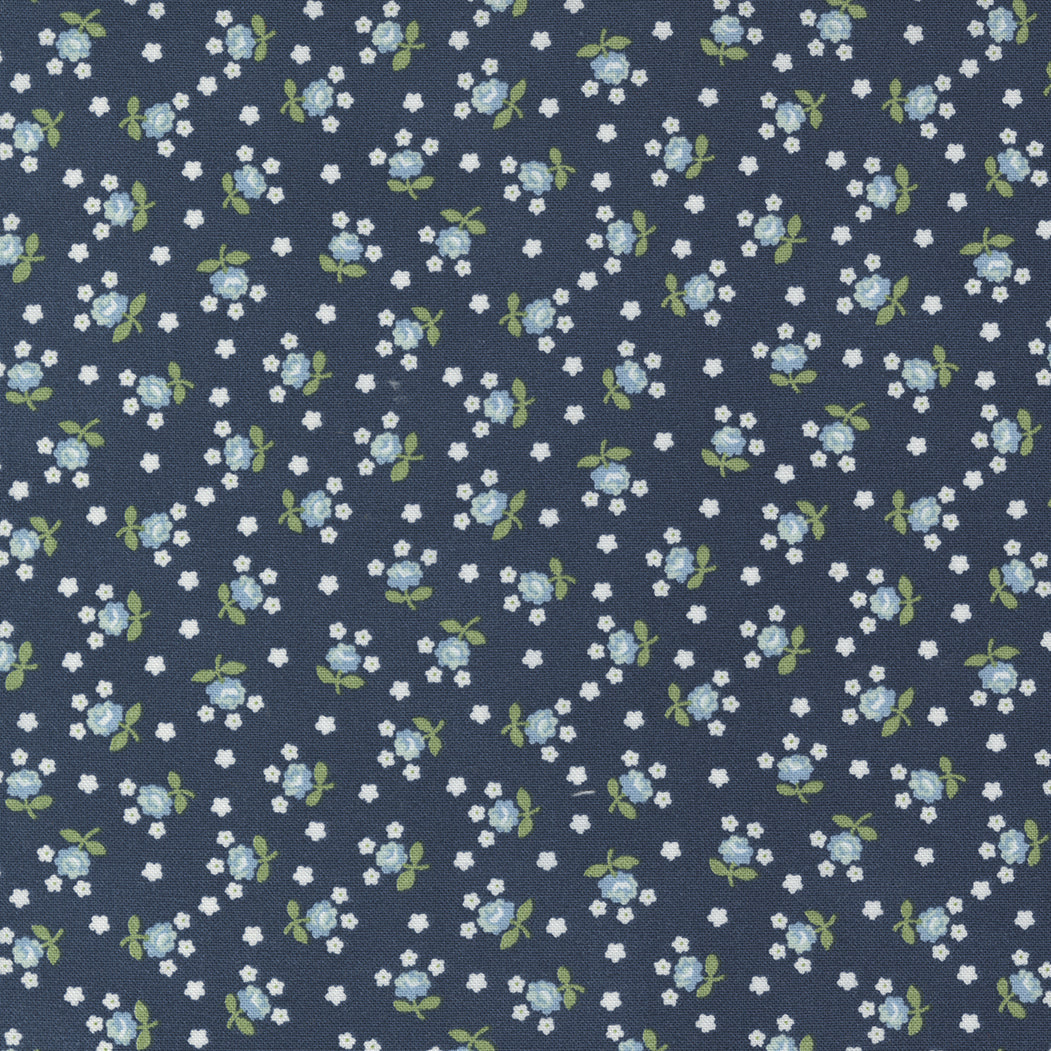 Nantucket Summer Fairground Floral Navy