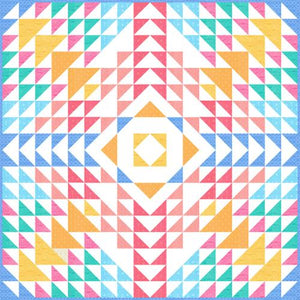 Rainbow Sherbet Quilt Kit