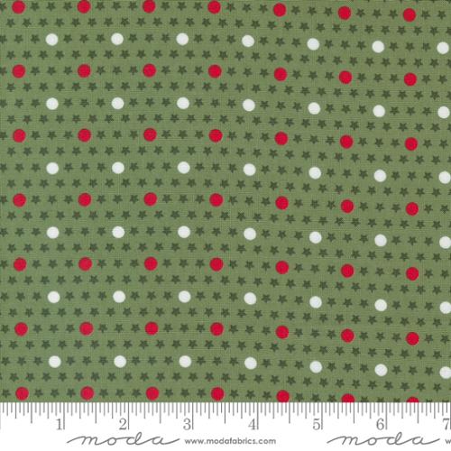 Starberry Dots Green