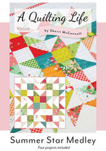 Load image into Gallery viewer, Summer Star Medley Quilt Pattern

