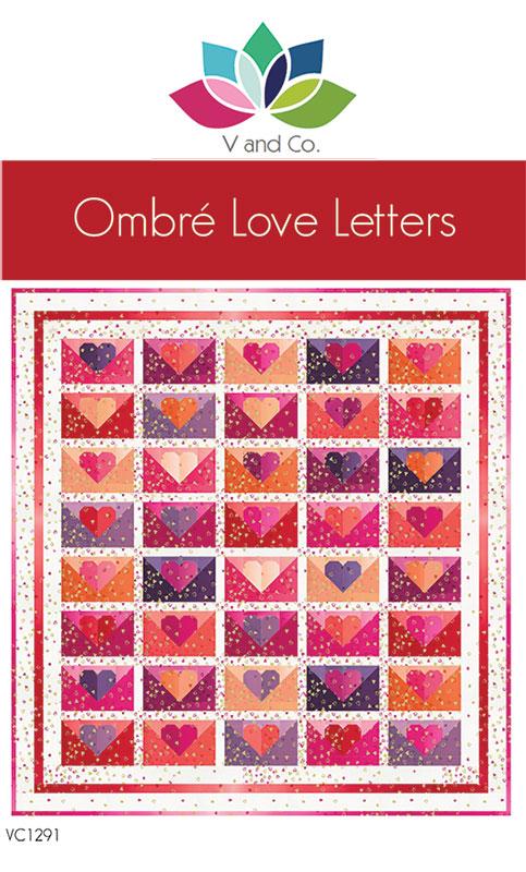 Ombre Love Letters Quilt Pattern