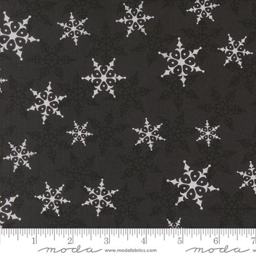 Winter Friends Snowflake Charcoal Black - 108