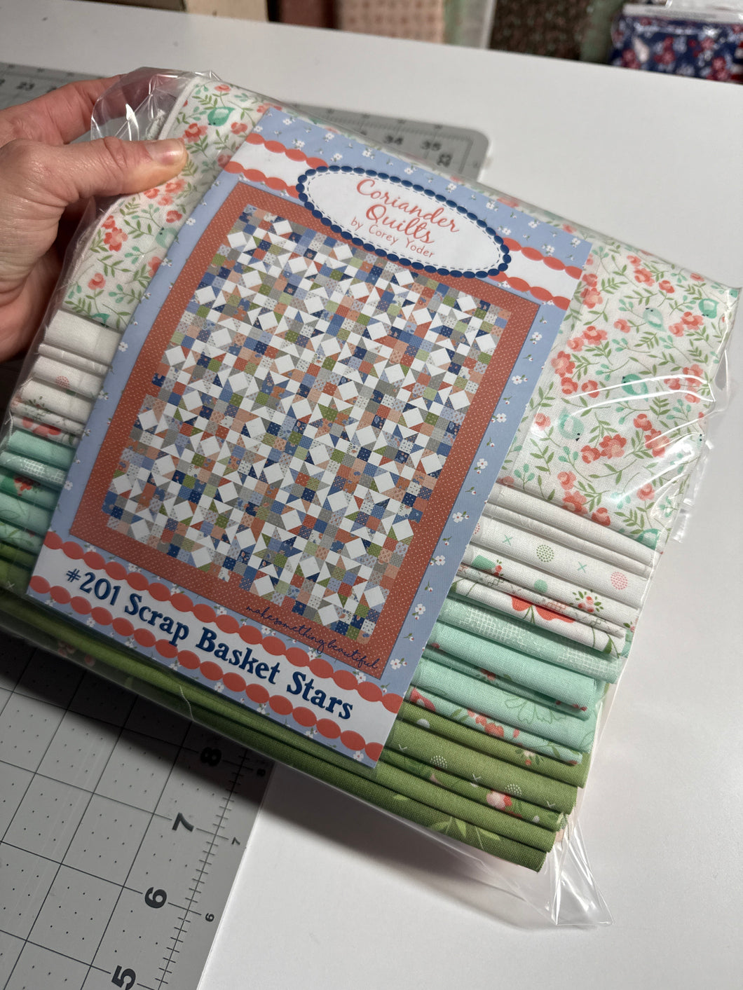 Scrap Basket Stars Quilt Kit