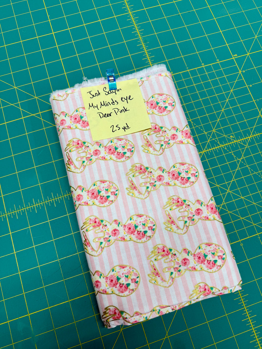 Just Sayin' - Deer Pink - 2.5 yard