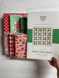 Holly Jolly Quilt Kit - Pink