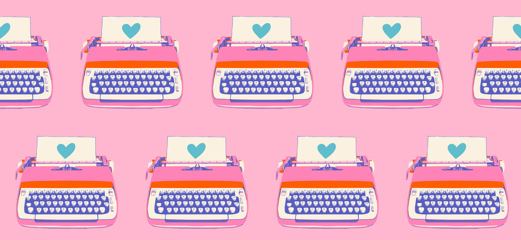 Best Day Ever Typewriters Posy