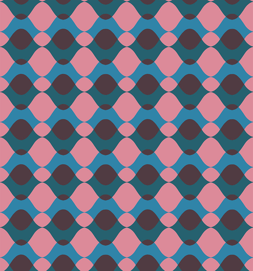 Geometry Ripple Eggplant