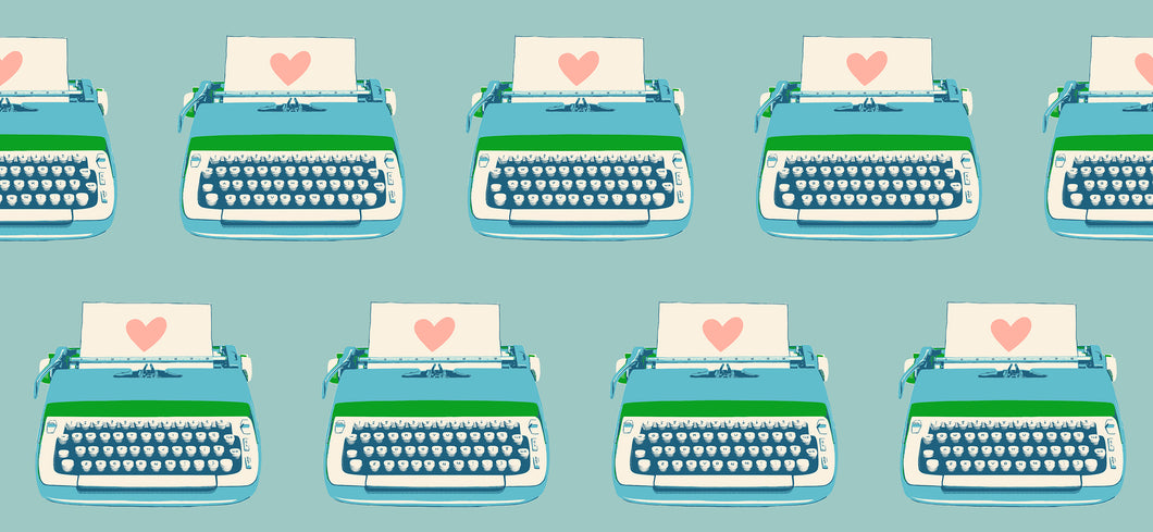 Best Day Ever Typewriters Turquoise