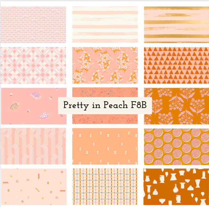 Pretty in Peach Fat Eighth Bundle - RSS