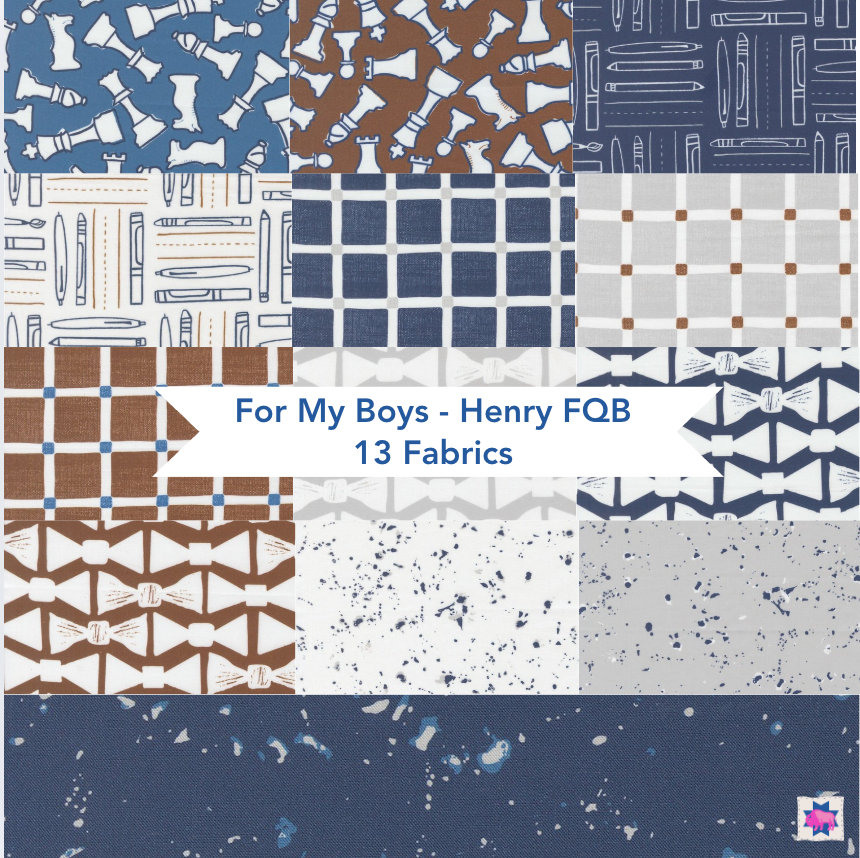 For My Boys - Henry Curated Fat Quarter Bundle