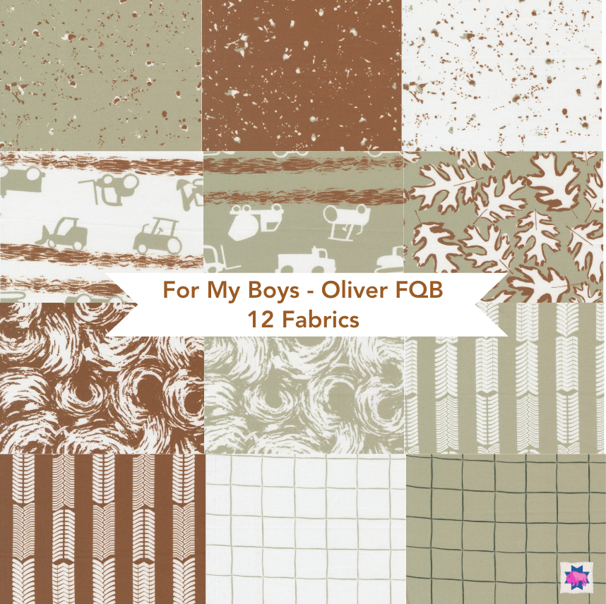For My Boys - Oliver Curated Fat Quarter Bundle