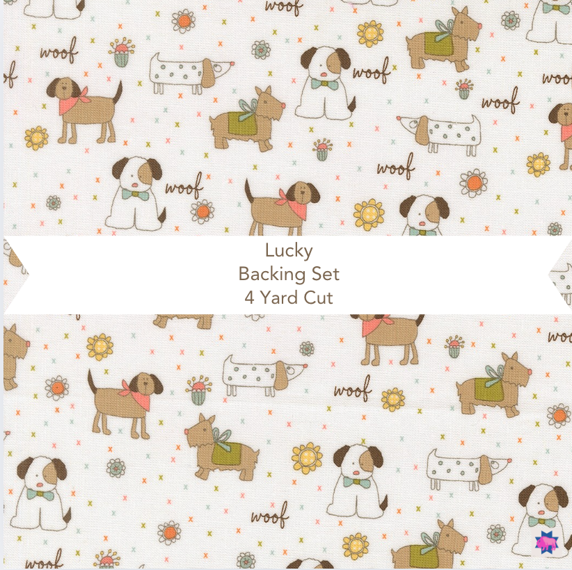 Lucky Backing Set - 4 yard cut