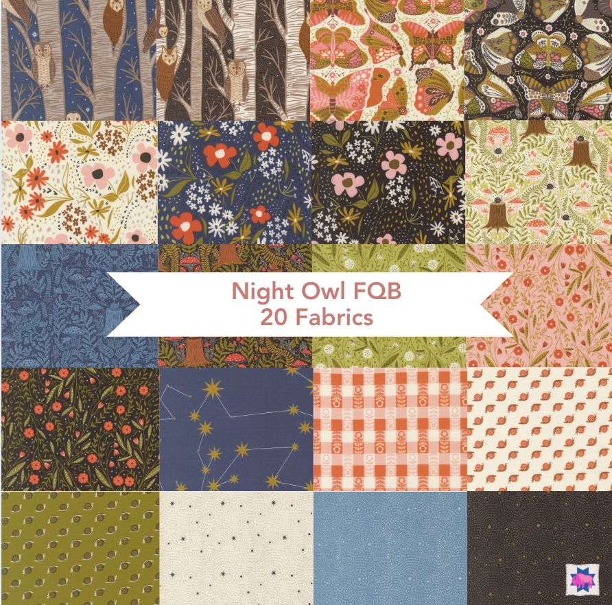Night Owl Curated Fat Quarter Bundle