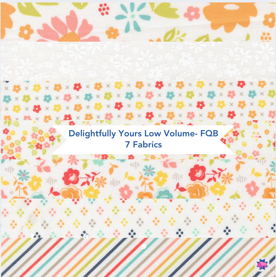 Delightfully Yours Low Volume Fat Quarter Bundle