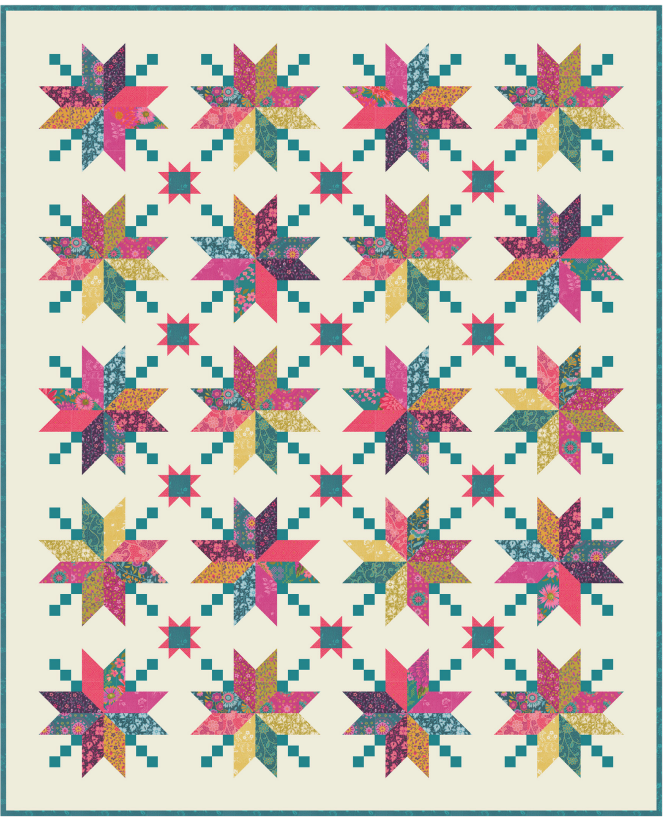 Indie Blooms Quilt Kit