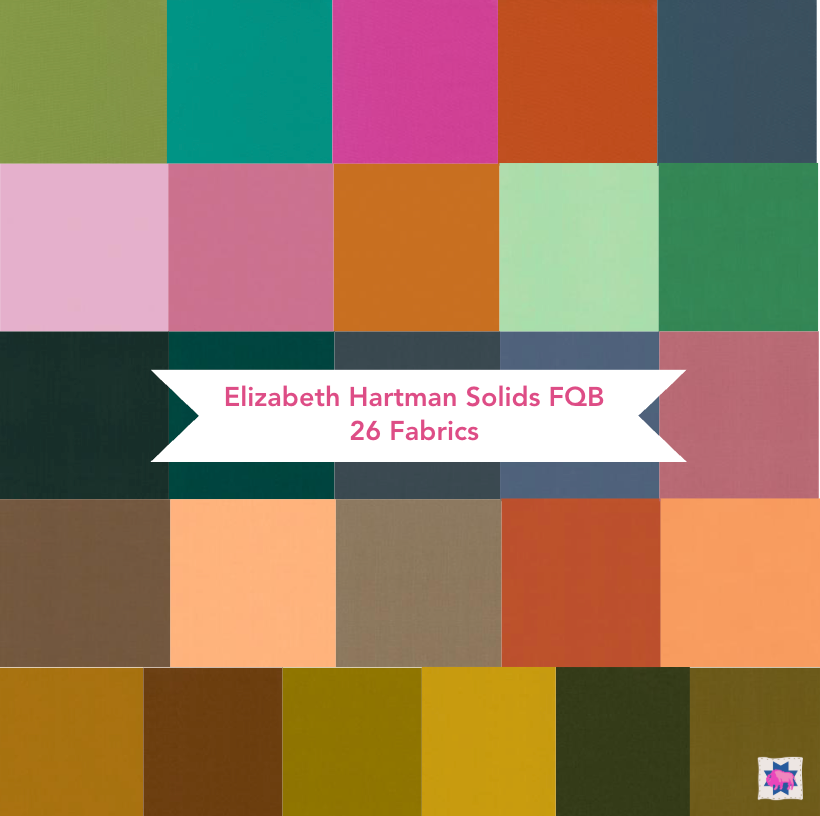Elizabeth Hartman's Bella Solids Curated Fat Quarter Bundle