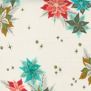 Cheer and Merriment Poinsettia Mix Floral Natural