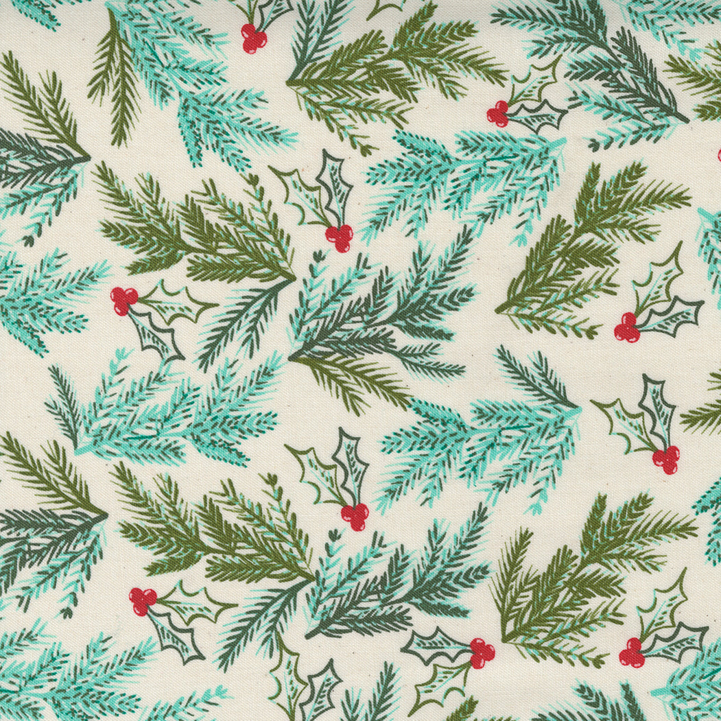 Cheer and Merriment Spruce Sprig Christmas Pine Needle Natural