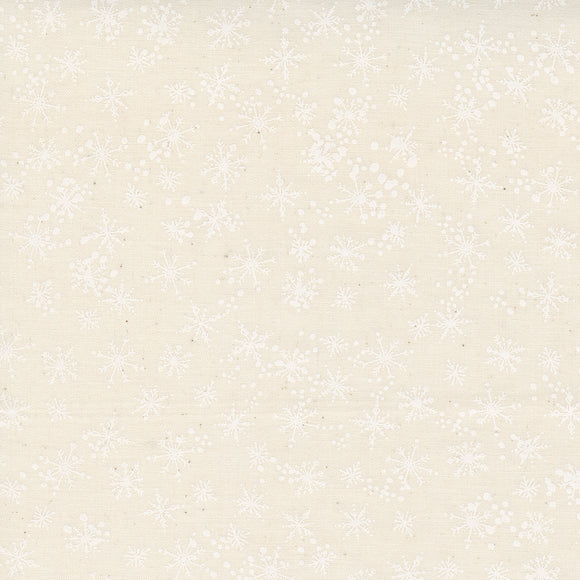 Cheer and Merriment Snowflake Natural White