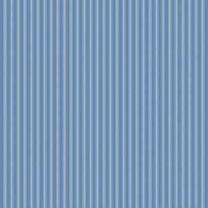 Stitching Housewives Stripes - Blue w/ White Stripe