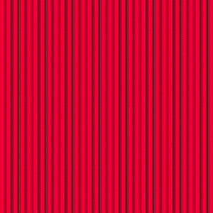 Stitching Housewives Stripes - Red w/ Black Striping