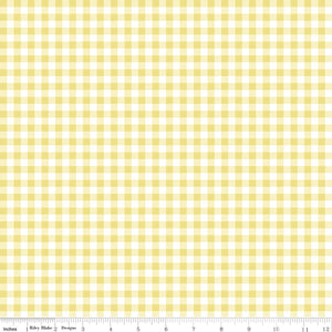 Quilt Fair Gingham Yellow