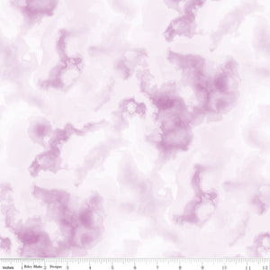 Tie Dye Tonal Purple - 1.5 yard cut