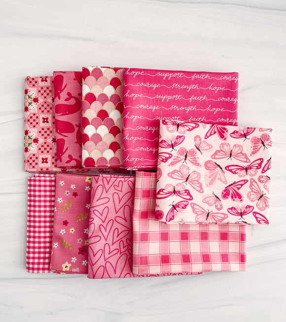 Hot Pink Fat Quarter Bundle