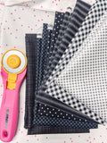 Black and White Fat Quarter Bundle