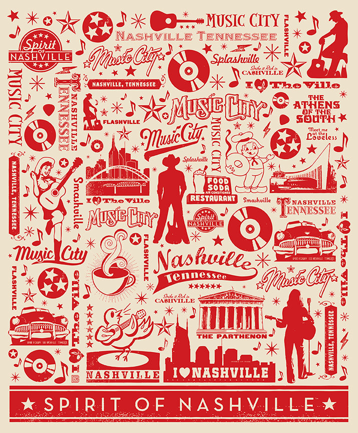 Destinations Spirit of Nashville Poster Panel
