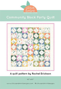 Community Block Party Quilt Pattern