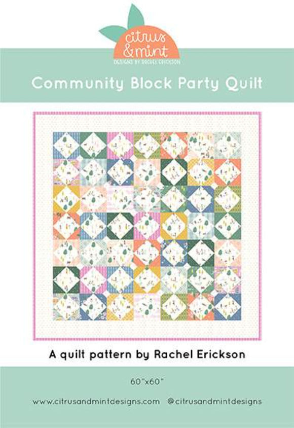 Community Block Party Quilt Pattern