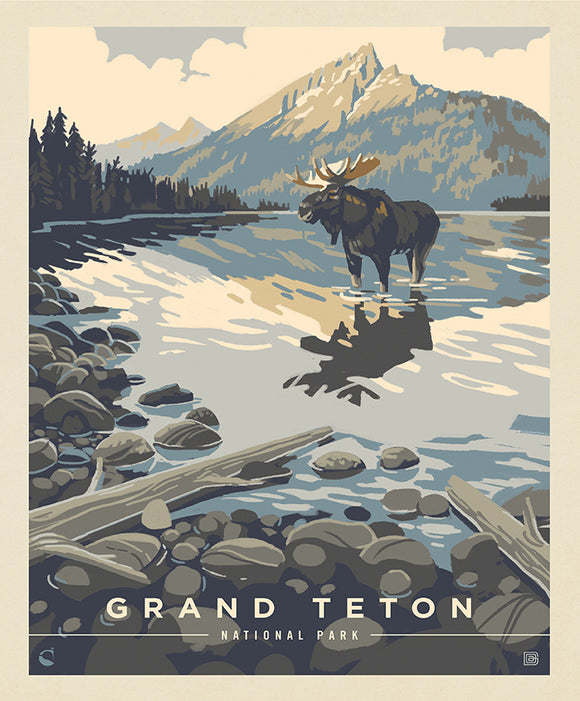 National Park Poster Panel - Grand Teton 2023