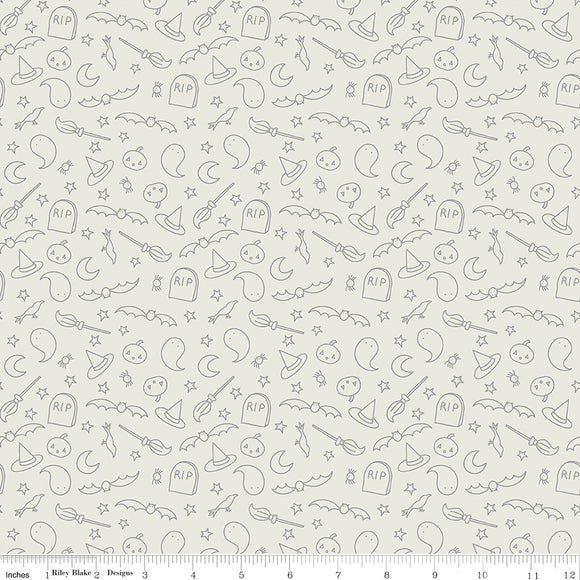 Spooky Hollow Icons Eggshell