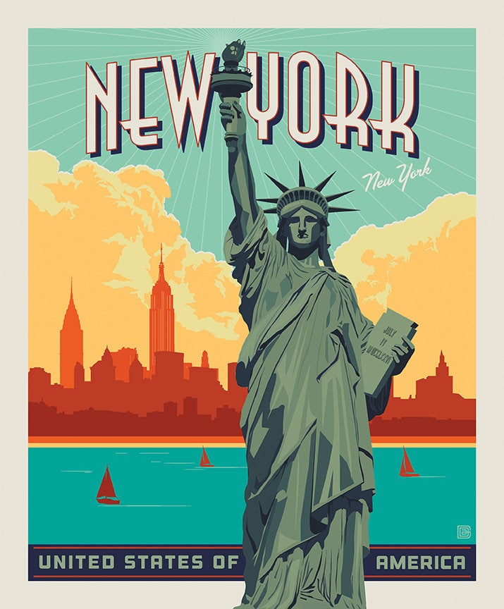 Destinations  New York Poster Panel