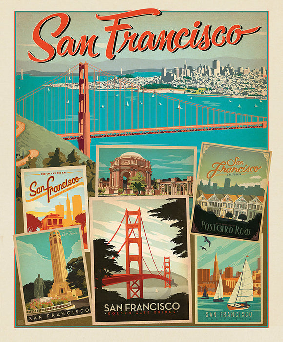 Destinations San Francisco Poster Panel