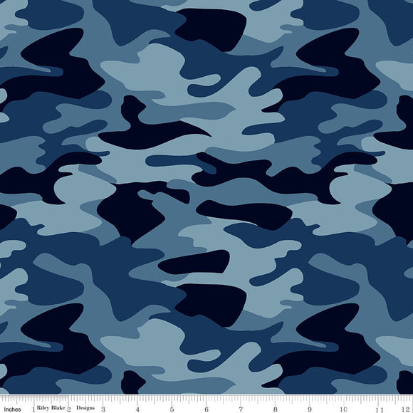 Nobody Fights Alone Camouflage Blue