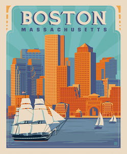 Destinations Boston Poster Panel
