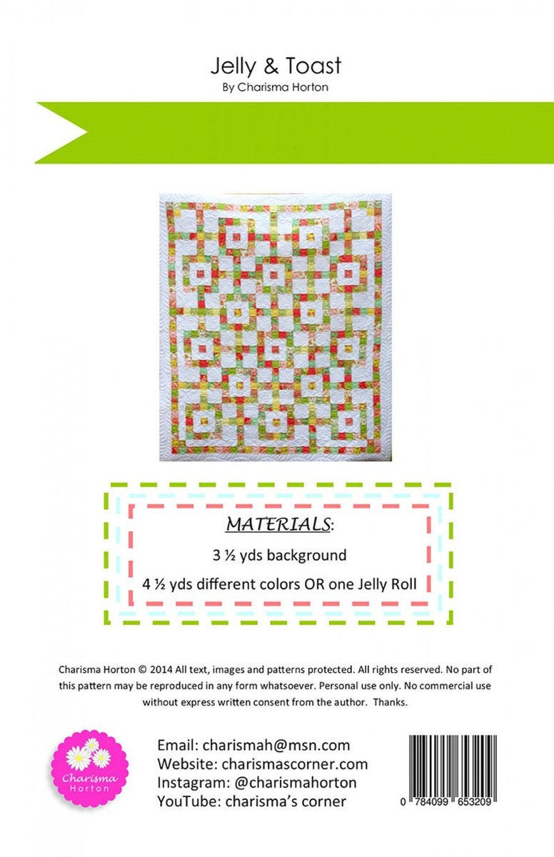 Jelly and Toast Quilt Pattern Buffalo Flatts Quilt Company