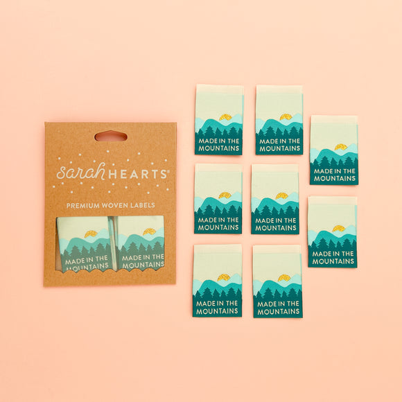 Made in the Mountains - Sewing Woven Label Tags